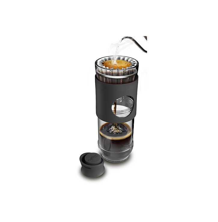 Machine à café portable Cafflano Kompact noir