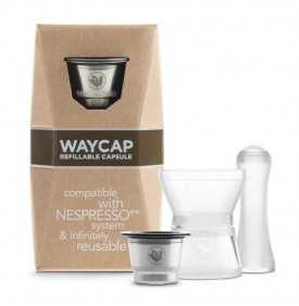 Capsule réutilisable compatible Nespresso en inox - Waycap | Mon-Cafe.com