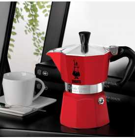 Moka express rouge - Cafetière italienne | Mon-Cafe.com