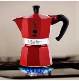 Moka express rouge - Cafetière italienne | Mon-Cafe.com