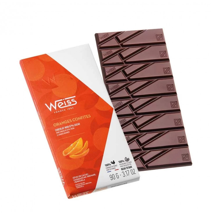 Chocolat Noir Orange 67% - Mon-Cafe.com