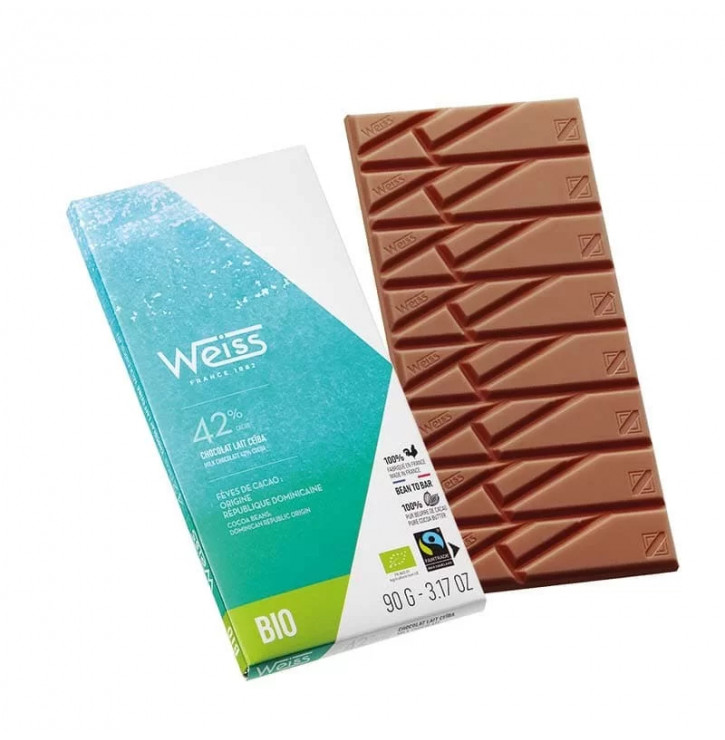 Chocolat Ceïba Lait 42% - Mon-Cafe.com