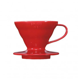 HARIO V60 Céramique 1 Tasse Rouge | Mon-Cafe.com