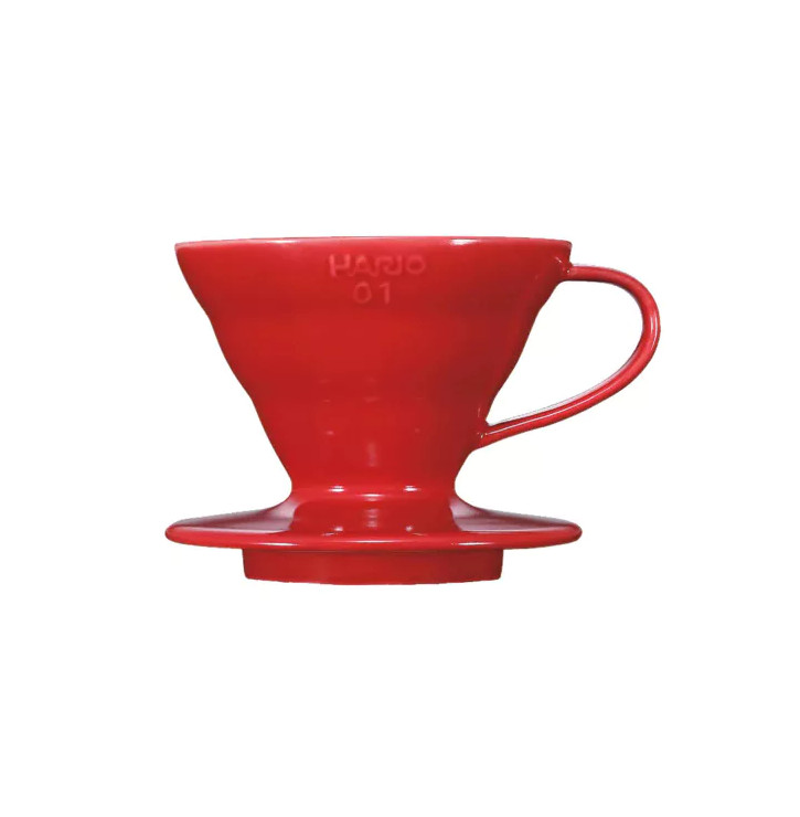 HARIO V60 Céramique 1 Tasse Rouge | Mon-Cafe.com