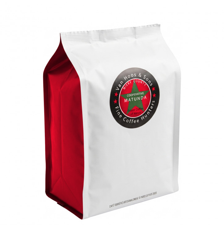 Coopérative Matunda, Kenya, café de spécialité Van Hoos & Sons, sachet 250 g
