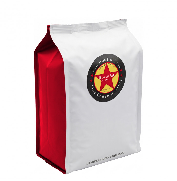 Bugisu AA, Bufumbo, Ouganda, café de spécialité Van Hoos & Sons, sachet 250 g