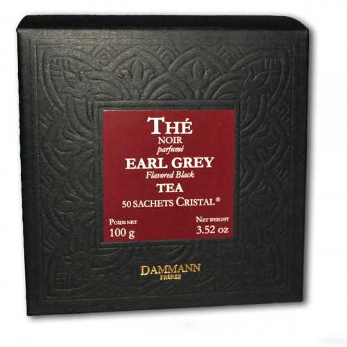 Thé noir Earl Grey | 50 sachets | Dammann Frères